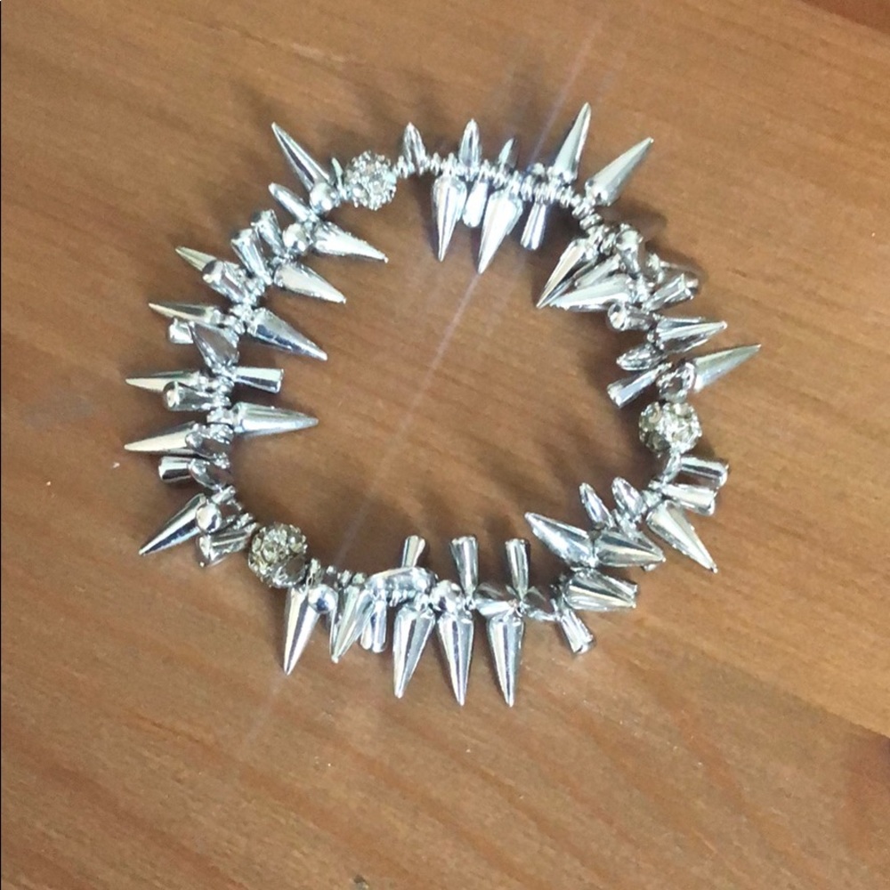 Stella & dot renegade silver bracelet